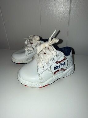 Rawlings Vintage Kids Baseball Sneakers Size 4 Vintage, 90s, Y2K